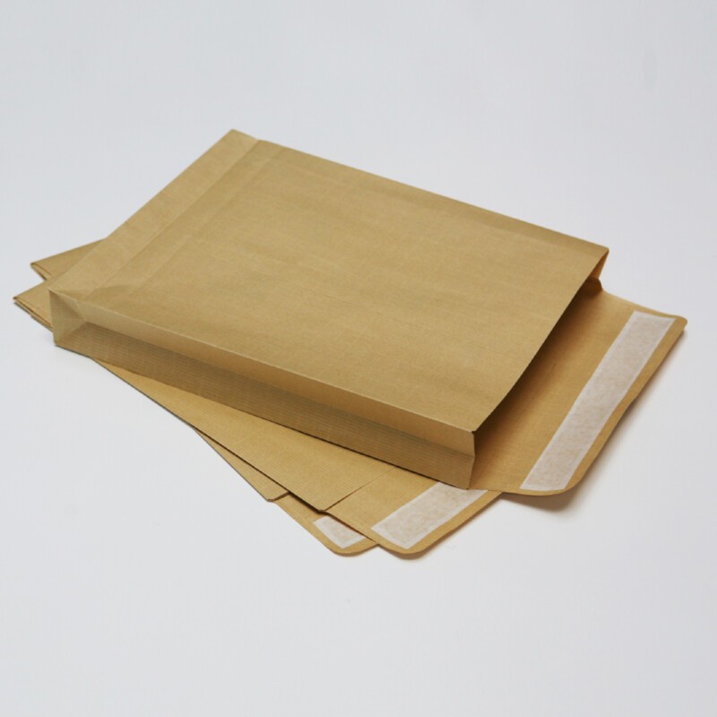 Sacos kraft com fole