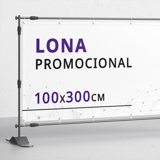 Lona 100x300 cms